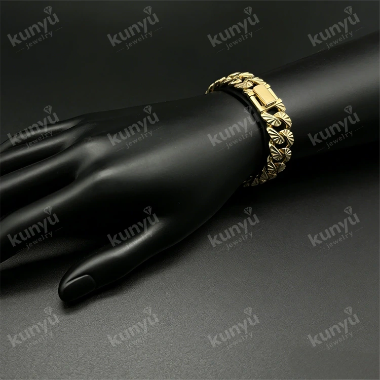 Gold Plated Hip Hop Bracelet Gold Plated Hip Hop Bracelet